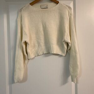 Wilfred free Cream Sweater cropped